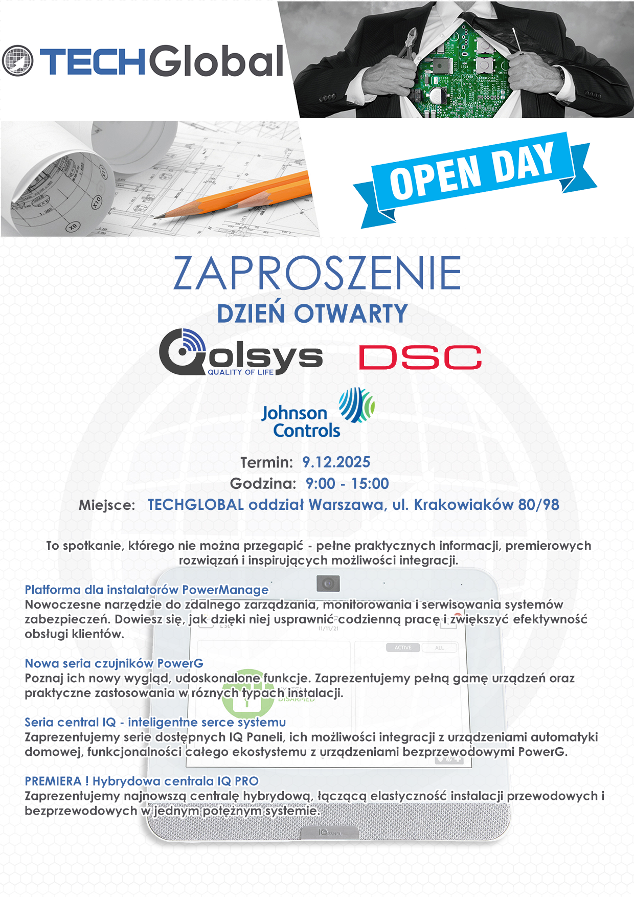ZAPROSZENIE_QOLSYS_open_day_9-12-2025