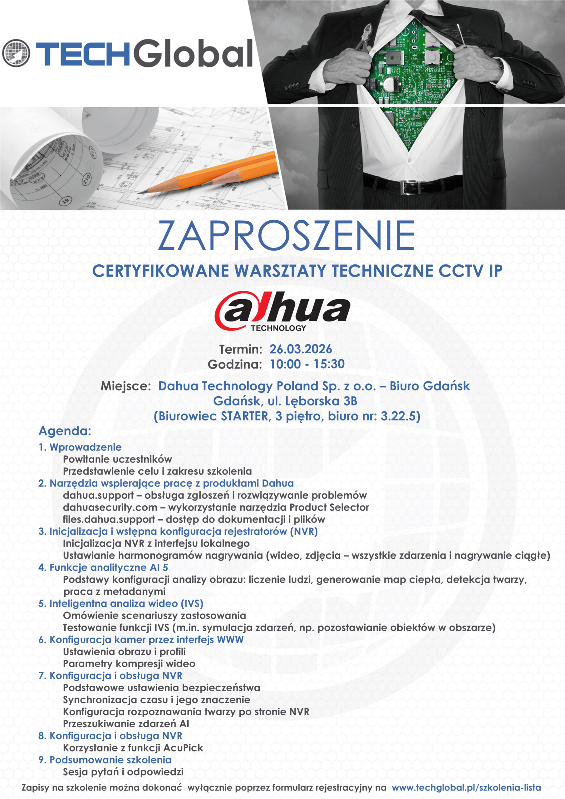 Zaproszenie_Warsztaty_Techniczne_Dahua_CCTV_26-3-2026 kopia