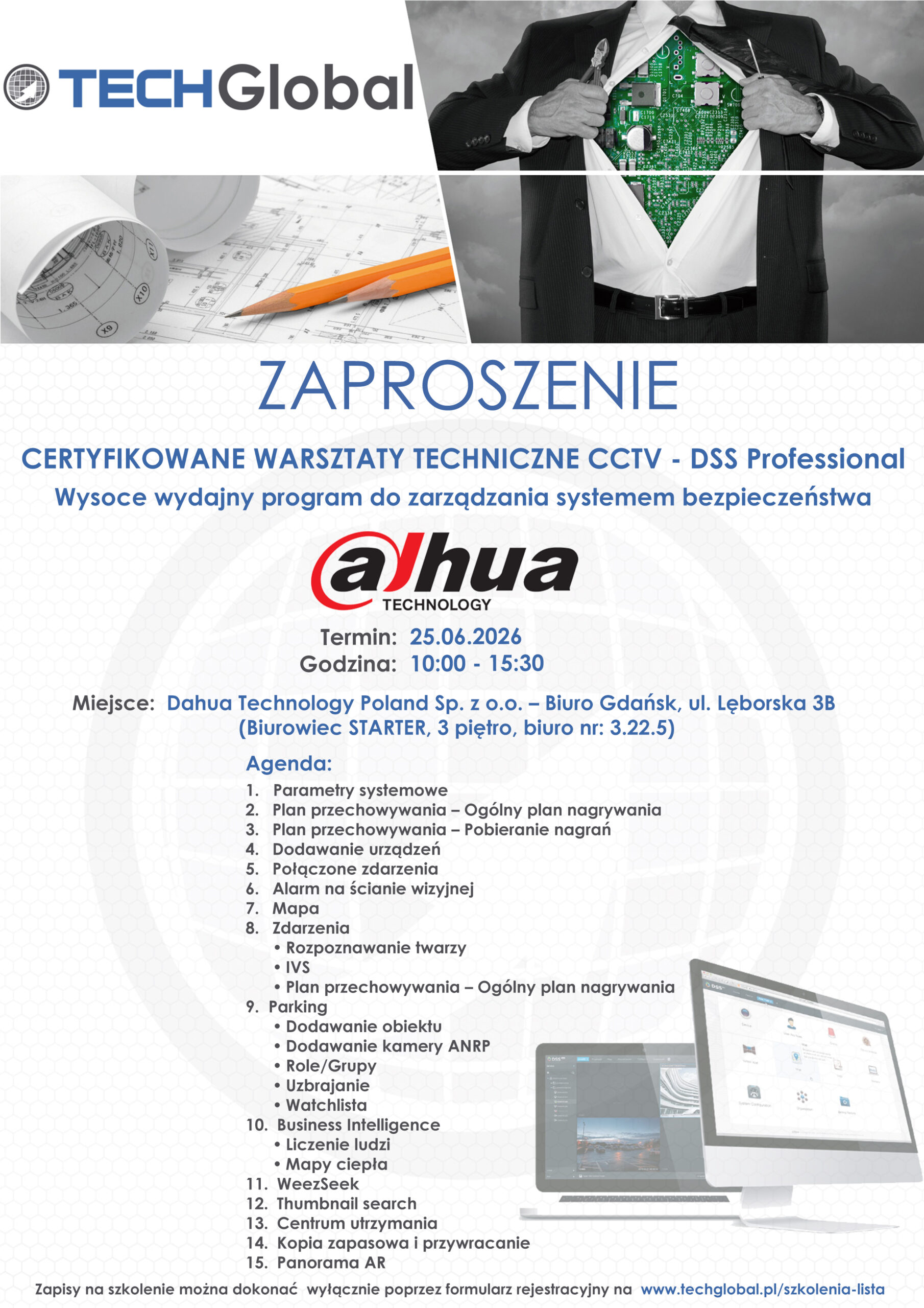 Zaproszenie_Warsztaty_Techniczne_Dahua_DSS PRO_25-6-2026